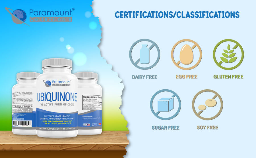 Paramount Collection's Ubiquinone 200mg (Ubiquinol) | Active Form of COQ10 to Support Immune Health, Cellular Energy, Maximum Absorption and Cardiovascular Health | Non-GMO (60 Count)