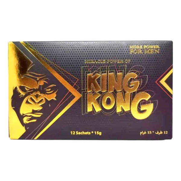 King Kong Miracle Honey with Cinamon & Herbs for Men (Pack of 12 Servings - 15 gram each)