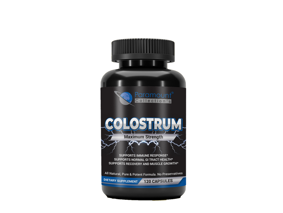 Paramount Collection's Colostrum -Offers Immune Support and Promotes Gut Health, Healthy Iron Levels, Growth and Repair, Non-GMO 500mg (90 Capsules)