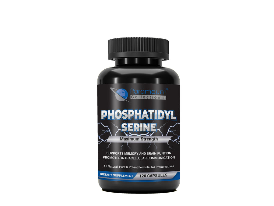 Paramount Collection's Phosphatidylserine |Memory Supplement 100mg |Supports Cognitive Health and Brain Function, Phosphatidylserine Matrix, Non-GMO -120Capsuls