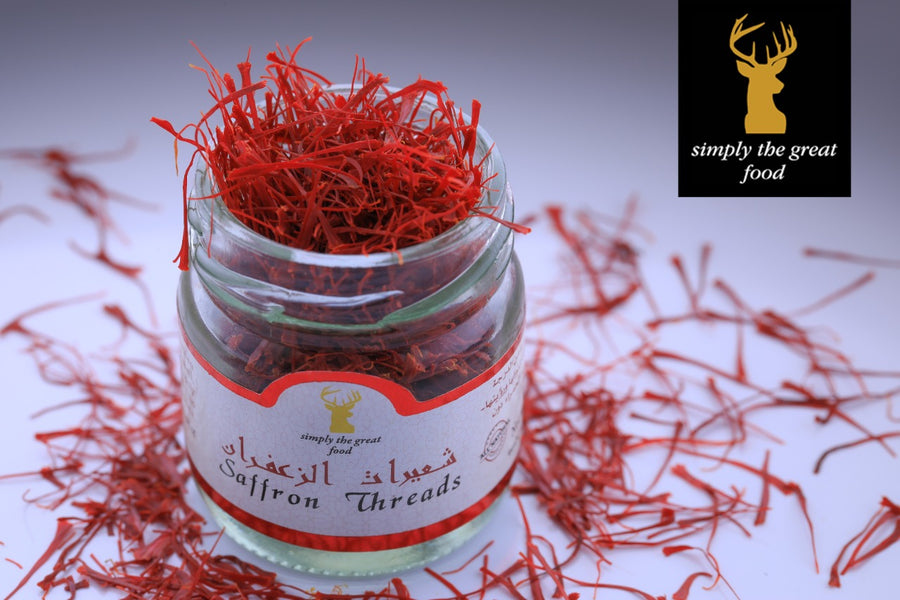 Golden Saffron Threads, (Super Negin A+ Grade Premium Quality Saffron Thread Spice,  – by Simply the Great Food & Paramount Collection’s (5 Gram)