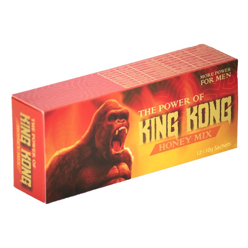King Kong Miracle Honey with Orange & Herbs for Men (Pack of 12 Servings - 10 gram each)